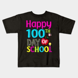 Happy 100 th day of school Kids T-Shirt